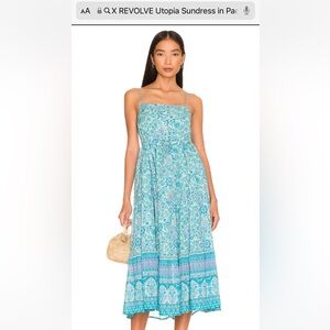 NWT Spell Utopia Dress in Pacific